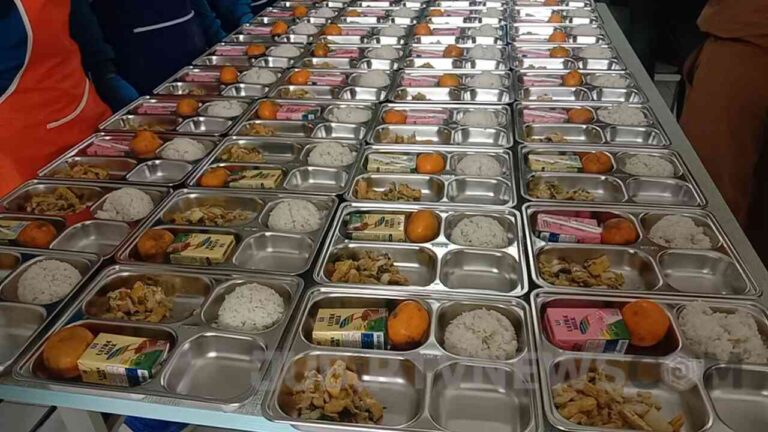 Launching Makan Bergizi Gratis di Desa Waluran Sukabumi