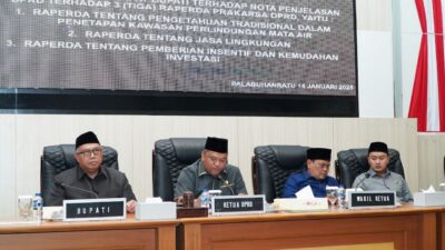 DPRD dan Pemkab Sukabumi Tetapkan 19 Raperda dalam Propemperda 2025