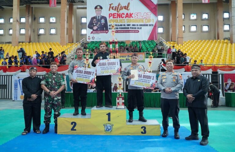 Festival Pencak Silat Kapolres Sukabumi Cup I 2025 Ditutup, DPRD: Jangan Hanya jadi Hiburan, Ini Warisan Budaya
