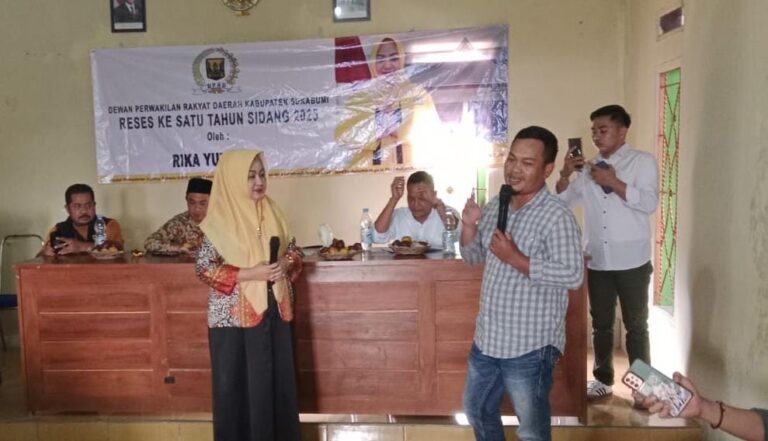 Warga Desa Wanajaya Sukabumi Keluhkan Infrastruktur dan Fasum dalam Reses Dewan Rika