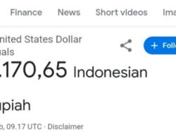 Heboh! Google Tampilkan Kurs Dolar AS Anjlok ke Rp8.170, Begini Klarifikasi BI dan Google