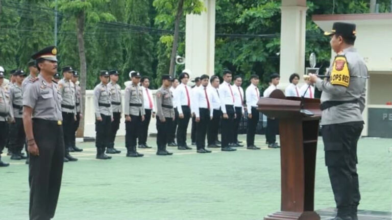 Sertijab Polres Sukabumi: 7 Rotasi Jabatan, 2 Pensiun, 1 Naik Pangkat