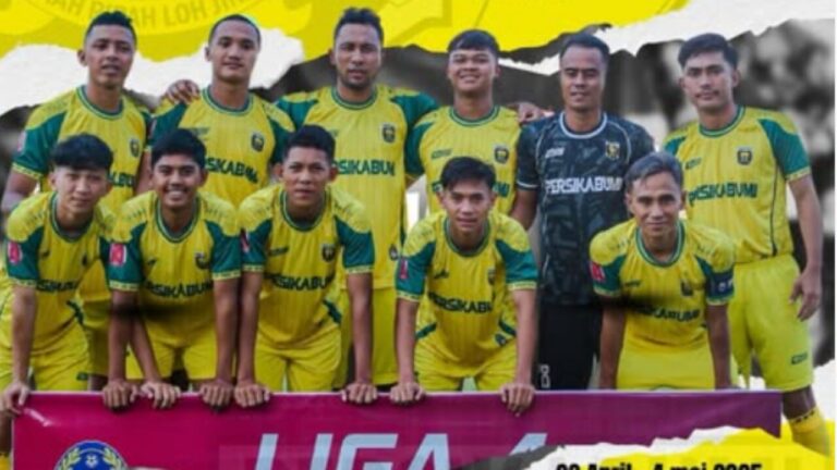 Lolos ke Babak 32 Besar, Persikabumi Tergabung di Grup X Liga 4 Nasional 2024/2025