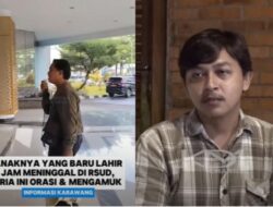 Anak Meninggal di Hari Kelahiran, Ayah Ini Demo Sendirian di RSUD Karawang—Curhat Pedih ke Gubernur!