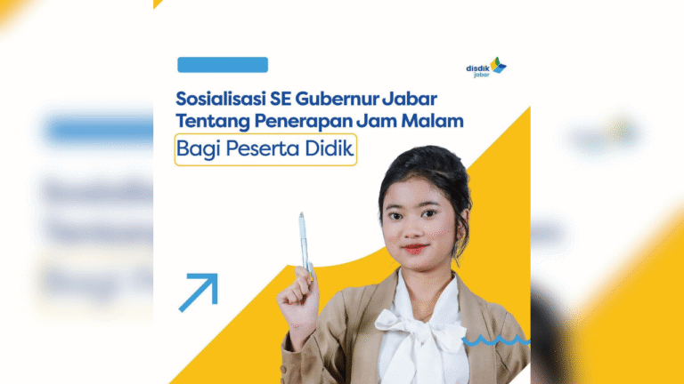 Sosialisasi Penerapan Jam Malam bagi Pelajar, Disdik Jabar Libatkan 13 KCD di 27 Kabupaten/Kota