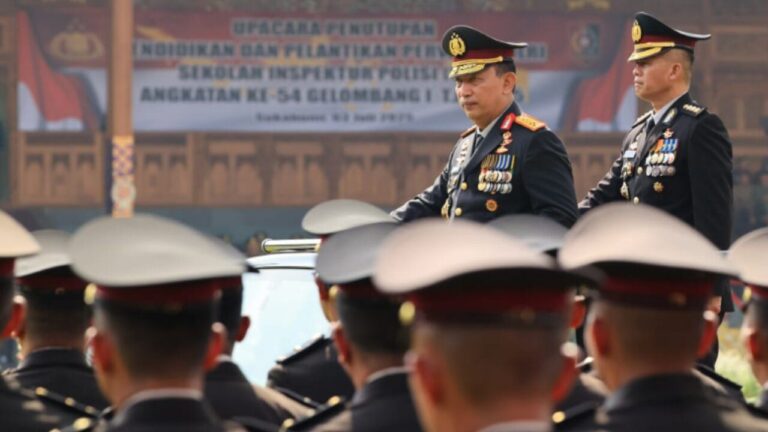 1.848 Perwira SIP Dilantik Kapolri Listyo Sigit di Setukpa Lemdiklat Polri Sukabumi