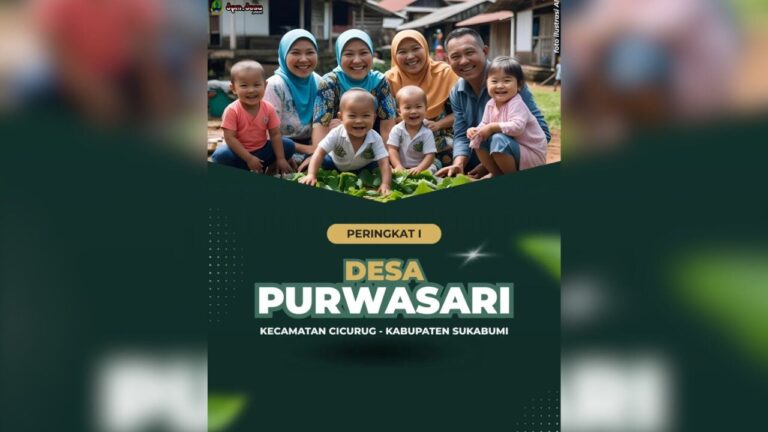Desa Purwasari Juara 1 dalam Konvergensi Stunting Tingkat Provinsi Jabar 2025, DPMD Sukabumi Beri Apresiasi