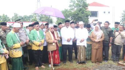 Pembangunan Gedung MUI Dimulai, Bupati Asep Japar Resmi Letakkan Batu Pertama