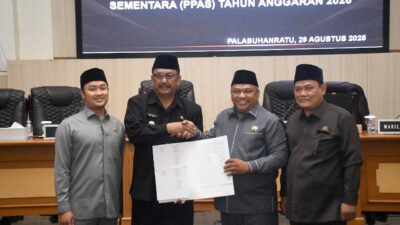 Pemkab dan DPRD Sukabumi Sepakati KUA-PPAS 2026 dalam Rapat Paripurna