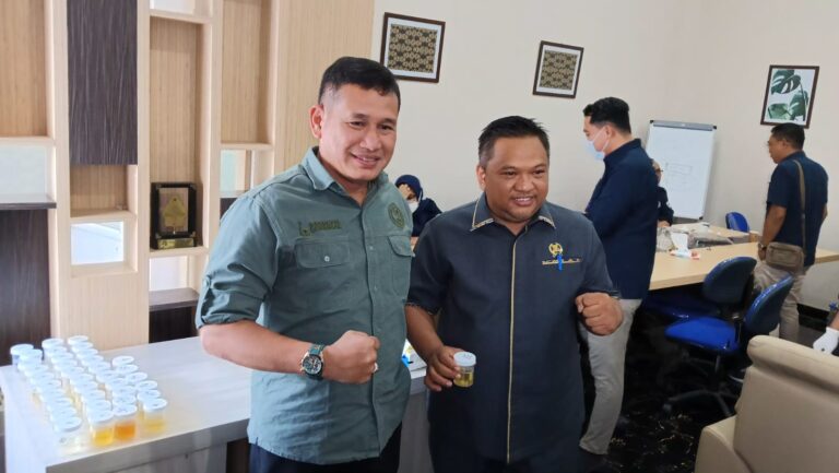 Tes Urin Mendadak Digelar BNN Sukabumi, Puluhan Anggota DPRD Dipastikan Negatif