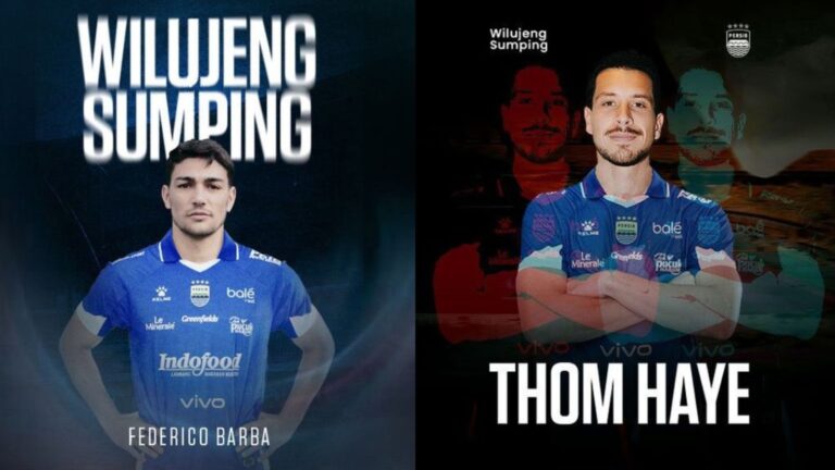 Persib Resmi Umumkan Federico Barba dan Thom Haye sebagai Rekrutan Anyar