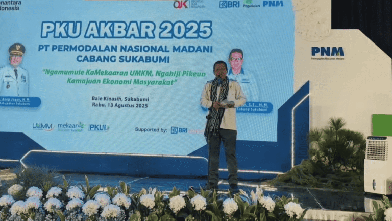 DKUKM Apresiasi PNM, Dorong UMKM Sukabumi Naik Kelas dan Berdaya Saing