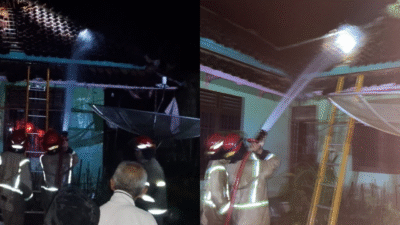 Tungku Kayu Picu Kebakaran Rumah di Surade Sukabumi