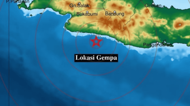 BMKG: Gempa Magnitudo 4,7 Guncang Bandung, Getaran Terasa hingga Sukabumi