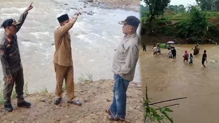 Viral Warga Sukabumi Pikul Jenazah Seberangi Sungai, Camat Janji Bangun Jembatan Gantung
