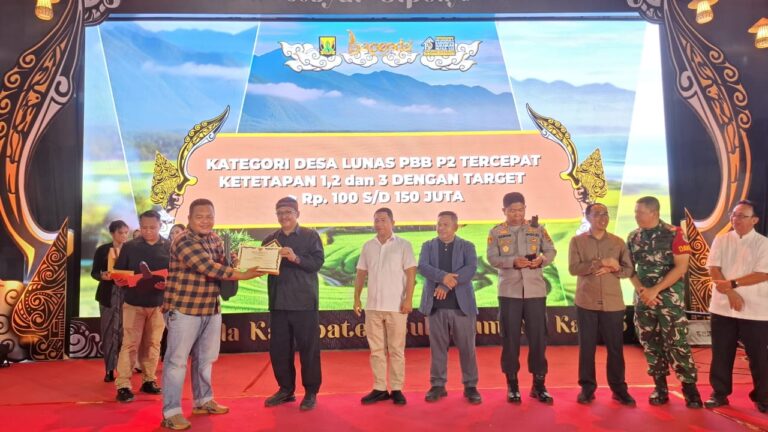 Desa Wanasari Raih Juara 1 Lunas PBB Tercepat, Bapenda Sukabumi Beri Apresiasi Motor
