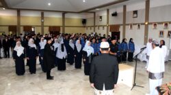 HJKS ke-155, Bupati Asep Japar Kukuhkan 48 PNS dan Beri Penghargaan Satyalancana kepada 100 ASN