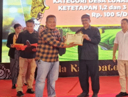 Desa Wanasari Raih Juara 1 Pelunasan PBB Tercepat se-Kabupaten Sukabumi