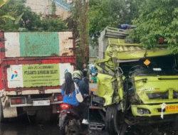 2 Truk Tabarakan di Cikembar Sukabumi, Begini Kronologinya Kata Polisi