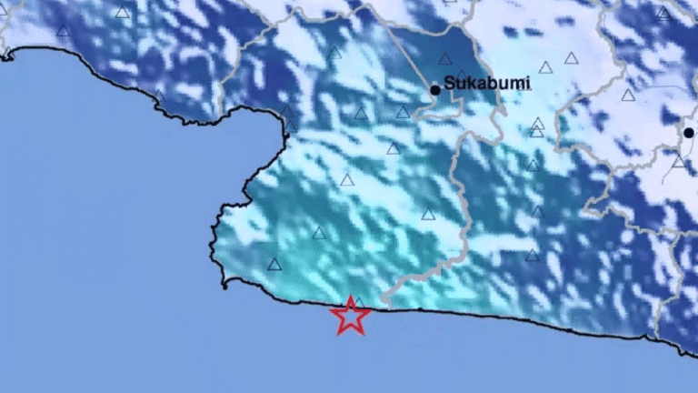Gempabumi Tektonik M4,7 Guncang Sukabumi, Ini Kata BMKG