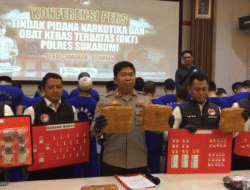 Polres Sukabumi Ungkap 150 Kasus Narkoba, 191 Tersangka Diamankan
