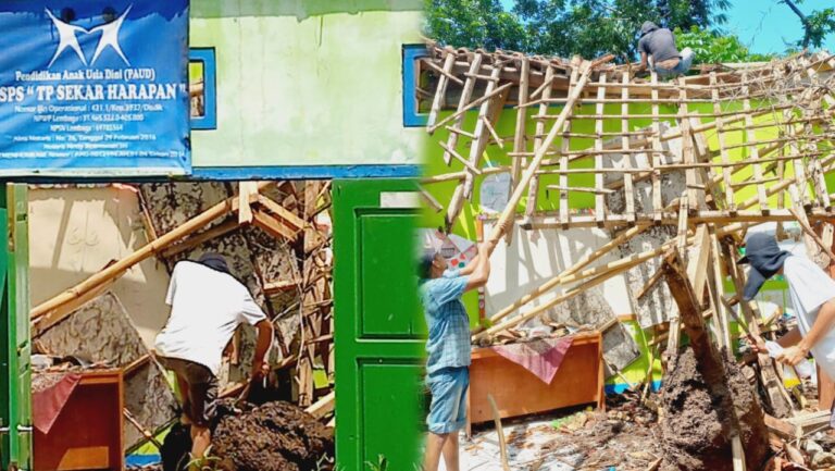 5 Bulan PAUD di Cidolog Sukabumi Ambruk, Puluhan Anak Terpaksa Numpang Belajar di Madrasah