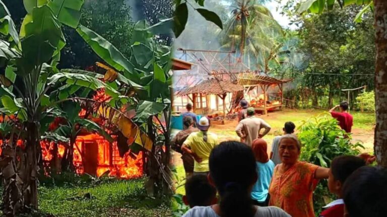 Kebakaran Hanguskan Satu Rumah di Surade Sukabumi, Diduga Dipicu Korsleting Listrik