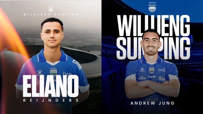 Persib Resmi Datangkan Eliano Reijnders dan Andrew Jung Jelang Super League 2025/2026