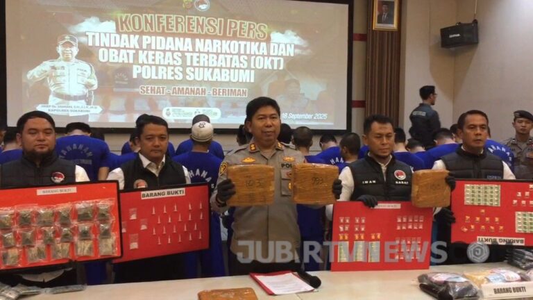 Video: 1,6 Kg Sabu hingga 116 Ribu OKT Diamankan Polres Sukabumi dari 150 Lebih Kasus