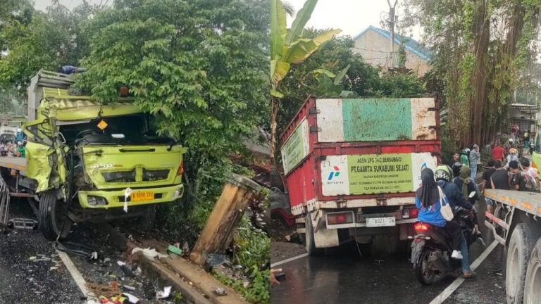 Kronologi Kecelakaan 2 Truk di Cikembar Sukabumi, Begini Penjelasan Polisi