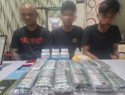 Polres Sukabumi Kota Tangkap 3 Pengedar Obat Keras Ilegal, Ribuan Butir Tramadol dan Hexymer Disita