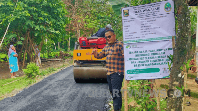 Pengaspalan Jalan Poros Wanasari Rampung, Warga Nikmati Akses Nyaman Berkat Dukungan Pemprov Jabar