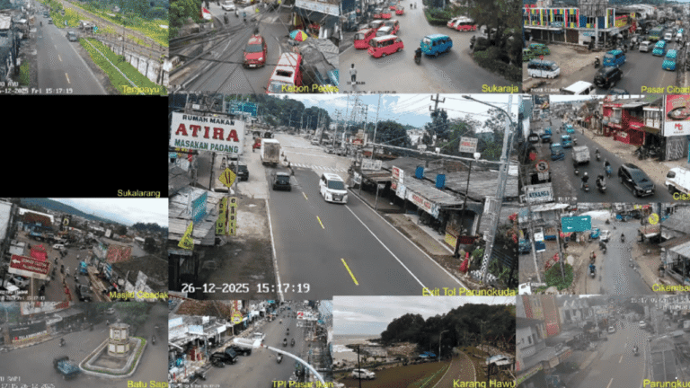 Cek Kondisi Arus Lalu Lintas di Sukabumi Selama Libur Nataru 2025/26 Lewat CCTV, Ini 2 Link Live Streamingnya