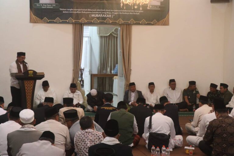 Maknai Lailatul Ijtima, Ini Pesan Ketua DPRD Sukabumi