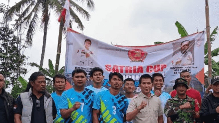 Turnamen Bola Voli Satria Cup I Sukabumi Dibuka, Teddy Setiadi Ajak Masyarakat Lebih Bersinergi