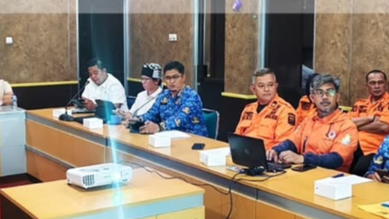 Disperkim Sukabumi Paparkan Strategi Penanganan Hunian Pascabencana di Rakor Kebencanaan