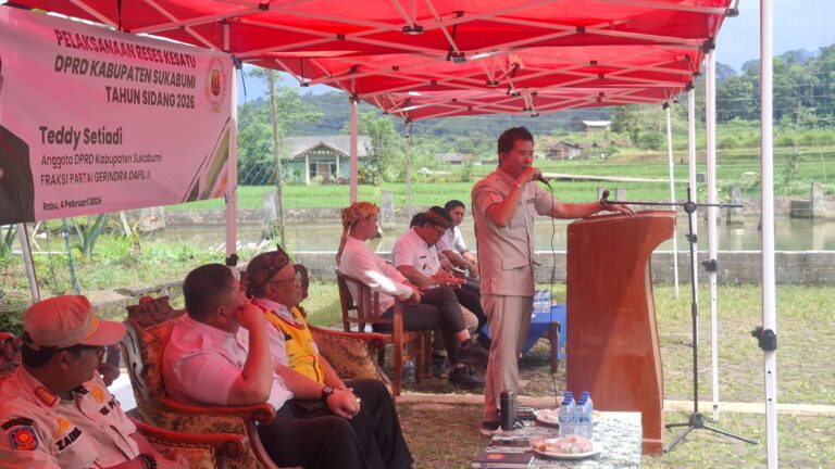 Teddy Setiadi Pastikan Infrastruktur Direalisasikan Tahun Ini pada Reses DPRD Sukabumi