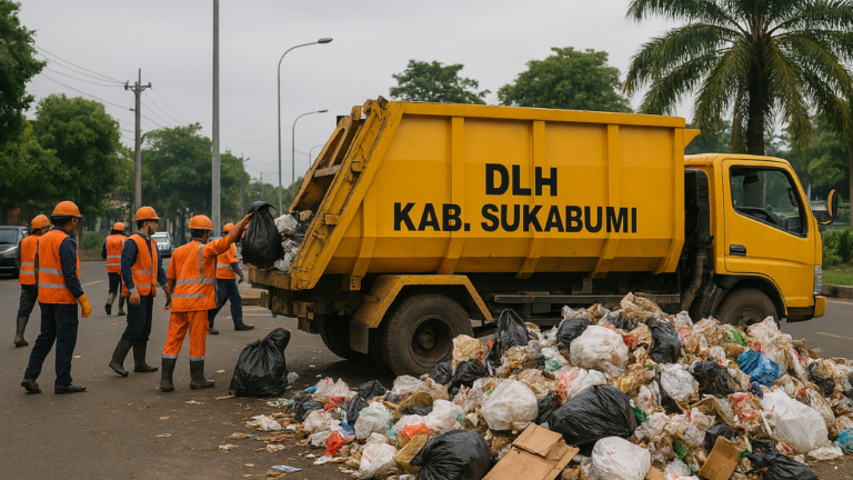 Sampah Liar Picu Tumpukan Berulang di Palabuhanratu, Armada Minim Masih Jadi Kendala