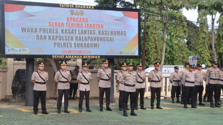 Rotasi Pejabat Utama, Wakapolres hingga Kasat Lantas Polres Sukabumi Resmi Berganti