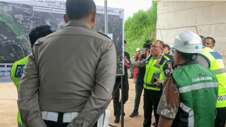 Kakorlantas Cek Kesiapan Tol Bocimi Seksi 3, Ditargetkan Fungsional Saat Arus Mudik 2026