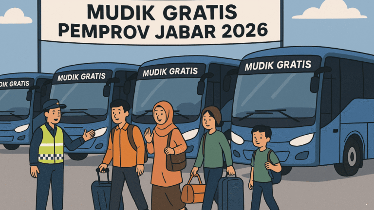 Sisa 660 Kuota Mudik Gratis Jabar 2026, Rute Bandung–Sukabumi dan Bogor–Palabuhanratu Masih Tersedia