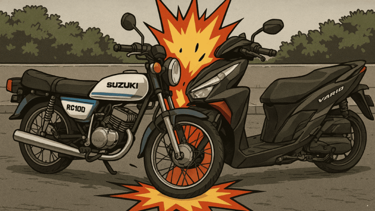 Tabrakan ‘Adu Banteng’ 2 Motor di Surade Sukabumi, Seorang Remaja Tak Sadarkan Diri