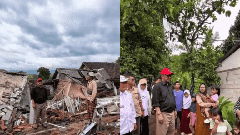 Puluhan Rumah Rusak Akibat Pergerakan Tanah di Bantargadung, Disperkim Sukabumi Lakukan Pendataan