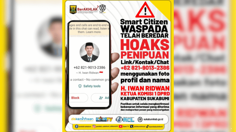 Modus Penipuan Catut Nama Ketua Komisi I DPRD Sukabumi, Warga Diminta Waspada