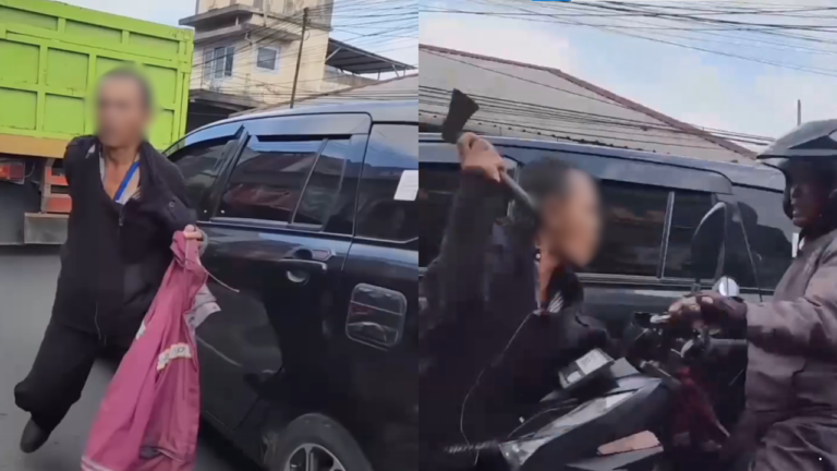 Pria Viral Ngamuk Bawa Kapak di Cicurug Ditangkap Polisi, Diduga Lecehkan Penumpang Angkot