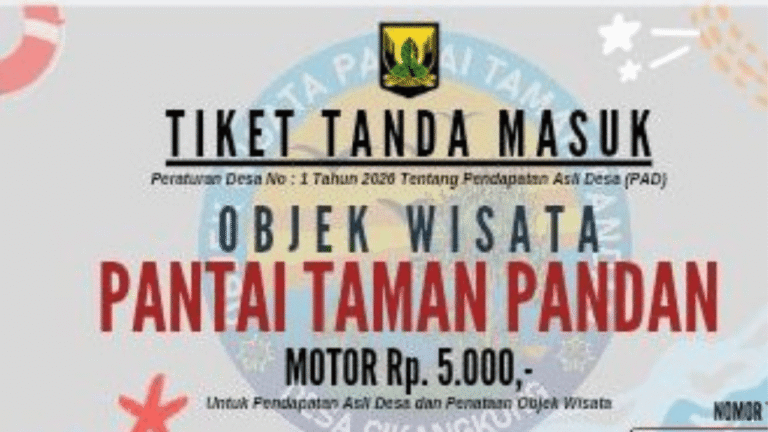 Penarikan Karcis Dihentikan, Pengelolaan Taman Pandan diambil Alih Kendali Pemdes Cikangkung Sementara