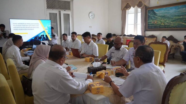 Sekda Sukabumi Dorong Kolaborasi Lintas Sektor Demi PTSP Masuk 20 Besar Nasional