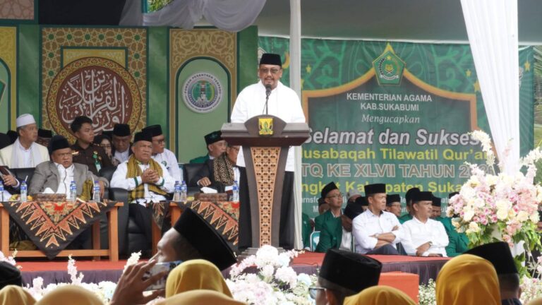 MTQ ke-47 Sukabumi Dibuka, Bupati Asep Japar Targetkan Kafilah Tembus Nasional