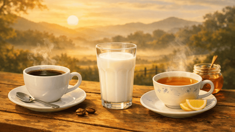 Kopi, Teh, atau Susu: Mana yang Bagus untuk Diminum di Pagi Hari?