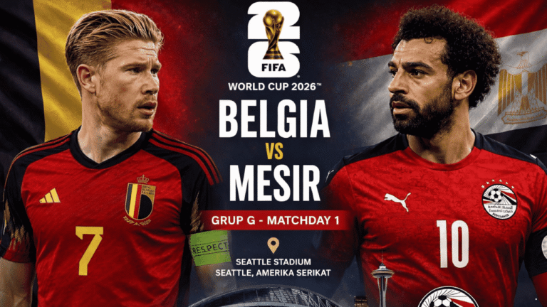 Piala Dunia 2026: Belgia Lebih Diunggulkan, Mesir Andalkan Magis Salah